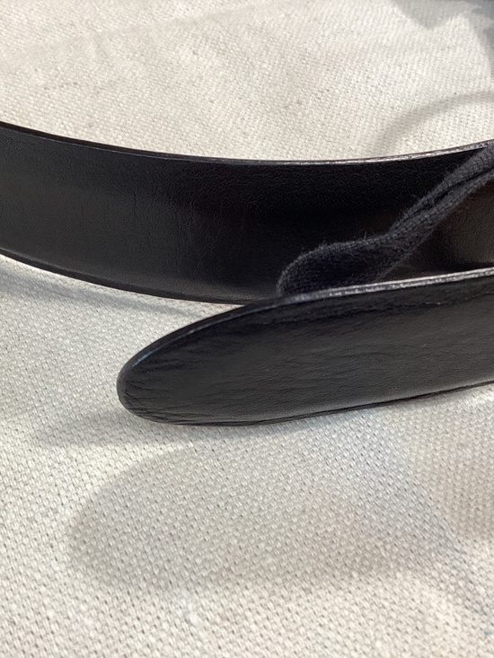 Margiela Maison black leather belt NEW main image 2